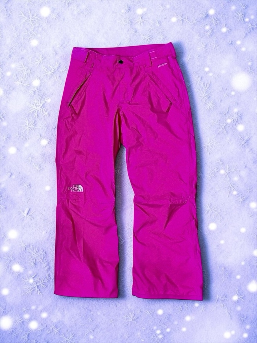The North Face Girls HyVent Snow Pants ❄️ Bright Magenta Size L (14/16)